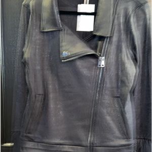 Grace and Lace leather like moto jacket